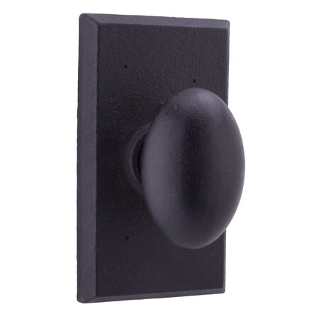 Weslock Durham Square Half Dummy Lock Black 07305M2--0020